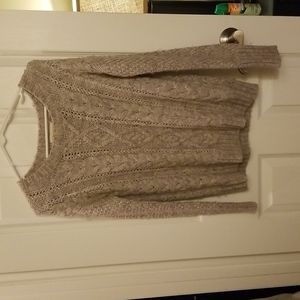 Cream colored wool sweater